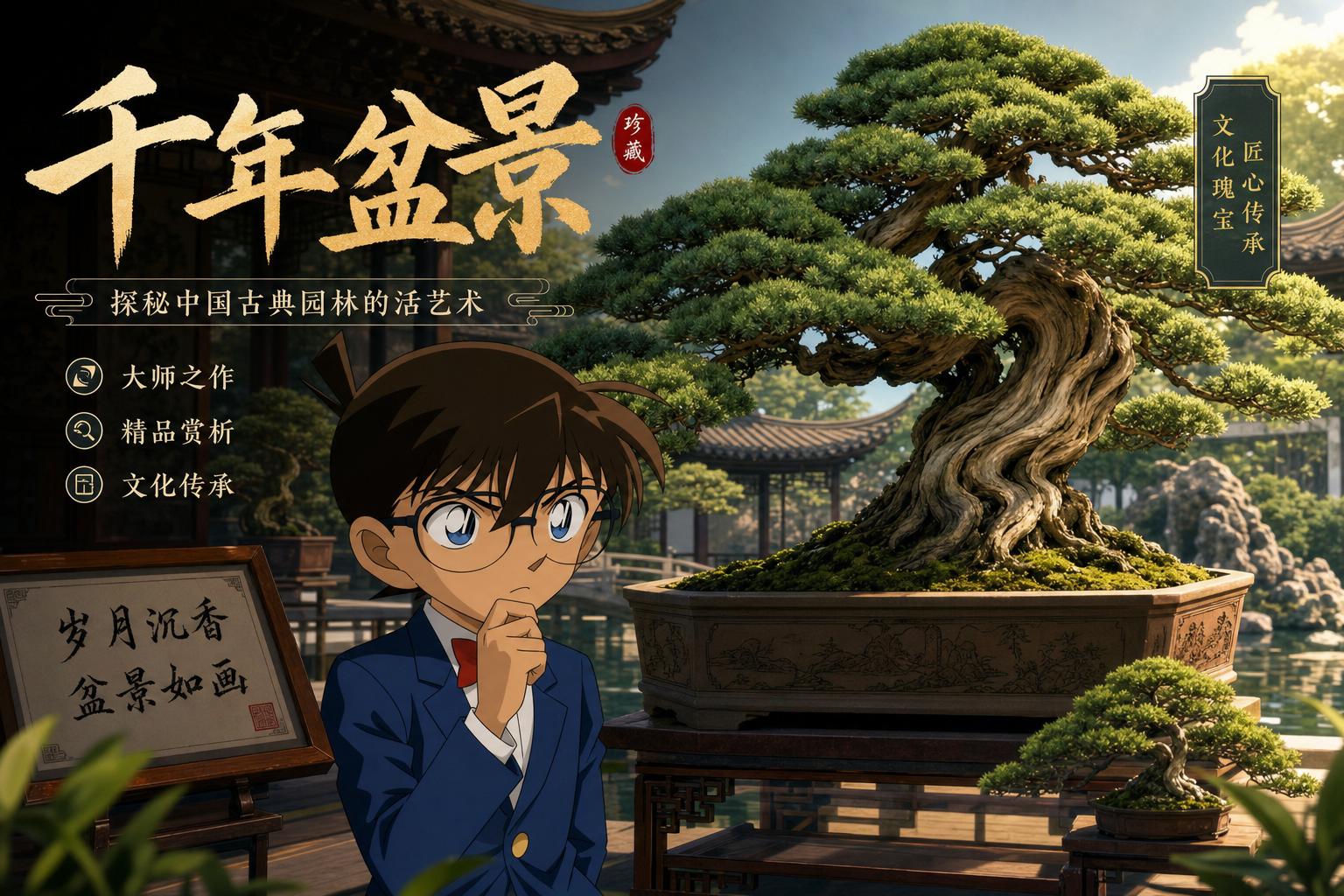 蘑菇视频获奖植物视频——千年盆景艺术中国传统植物文化